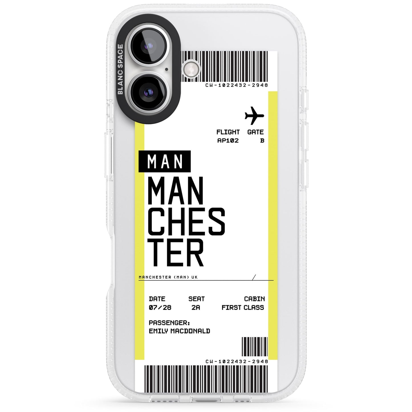 Personalised Manchester Boarding Pass
