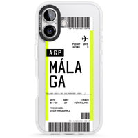 Personalised Málaga Boarding Pass