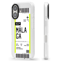 Personalised Málaga Boarding Pass