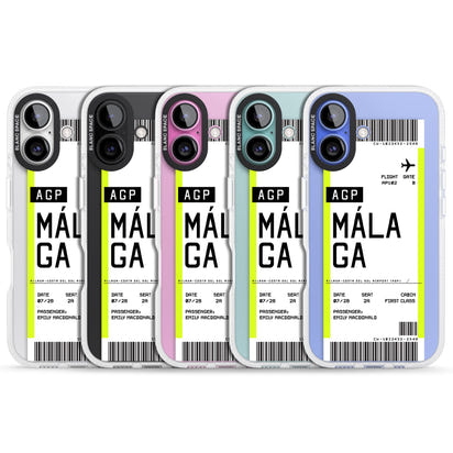 Personalised Málaga Boarding Pass