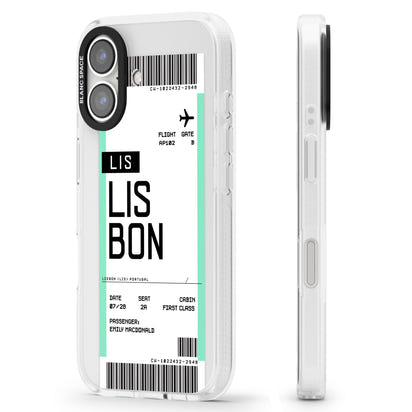 Personalised Lisbon Boarding Pass