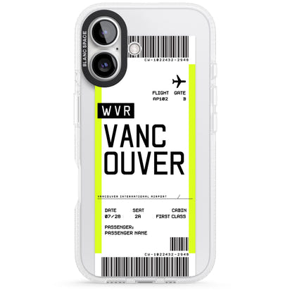 Personalised Vancouver Boarding Pass