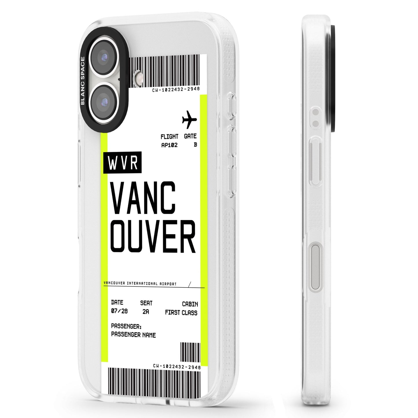 Personalised Vancouver Boarding Pass
