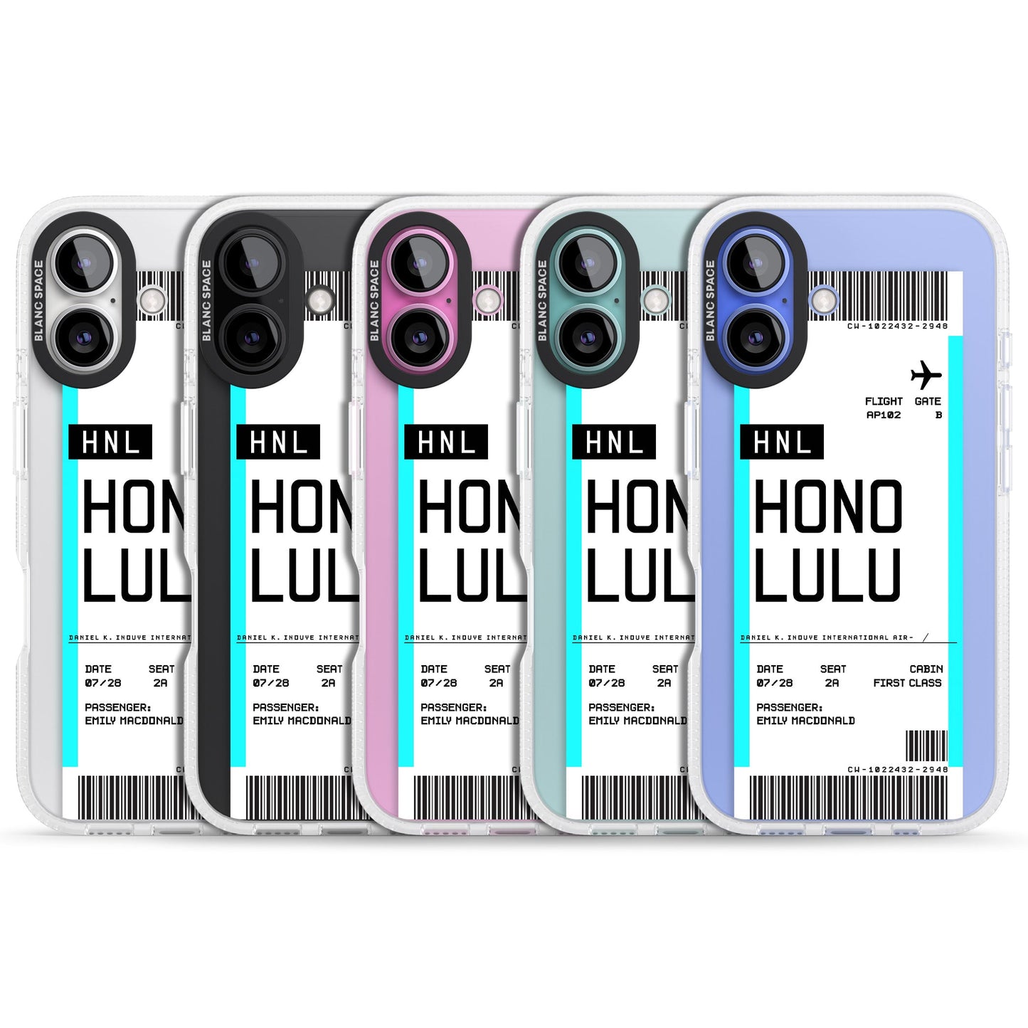 Personalised Honolulu Boarding Pass