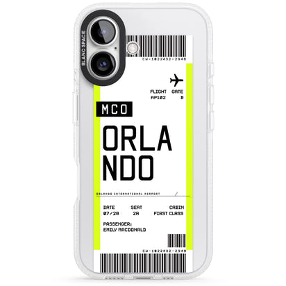 Personalised Orlando Boarding Pass