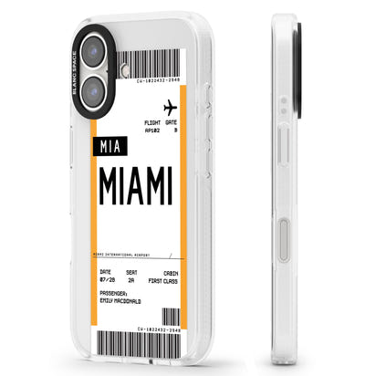 Personalised Miami Boarding Pass