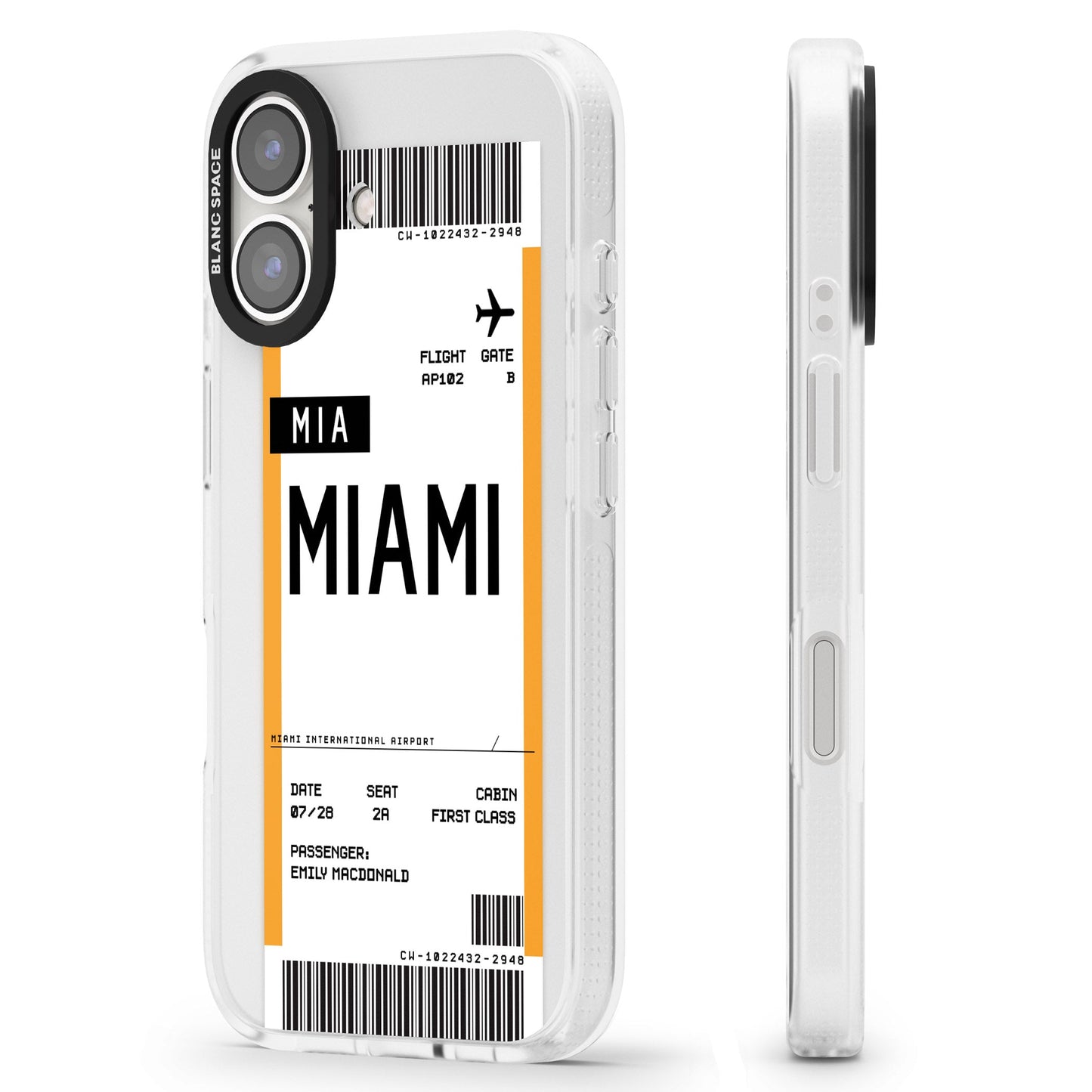 Personalised Miami Boarding Pass