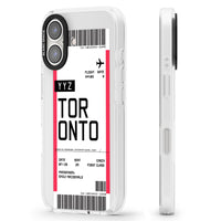 Personalised Toronto Boarding Pass