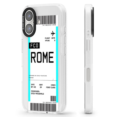 Personalised Rome Boarding Pass
