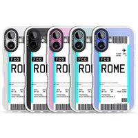 Personalised Rome Boarding Pass