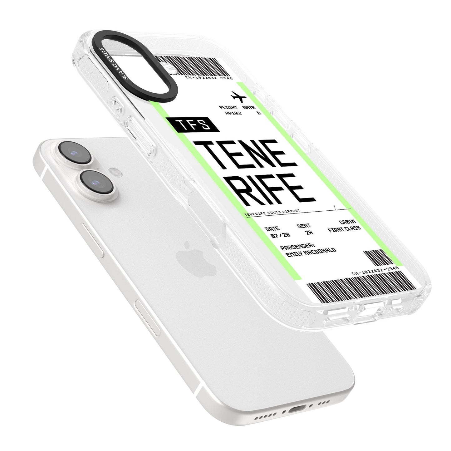 Personalised Tenerife Boarding Pass