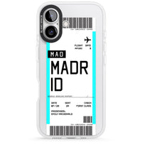 Personalised Madrid Boarding Pass