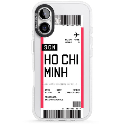 Personalised Ho Chi Minh Boarding Pass
