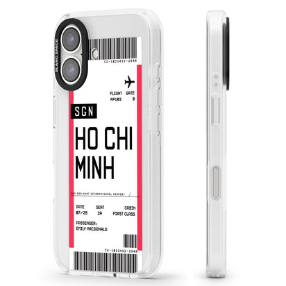 Personalised Ho Chi Minh Boarding Pass