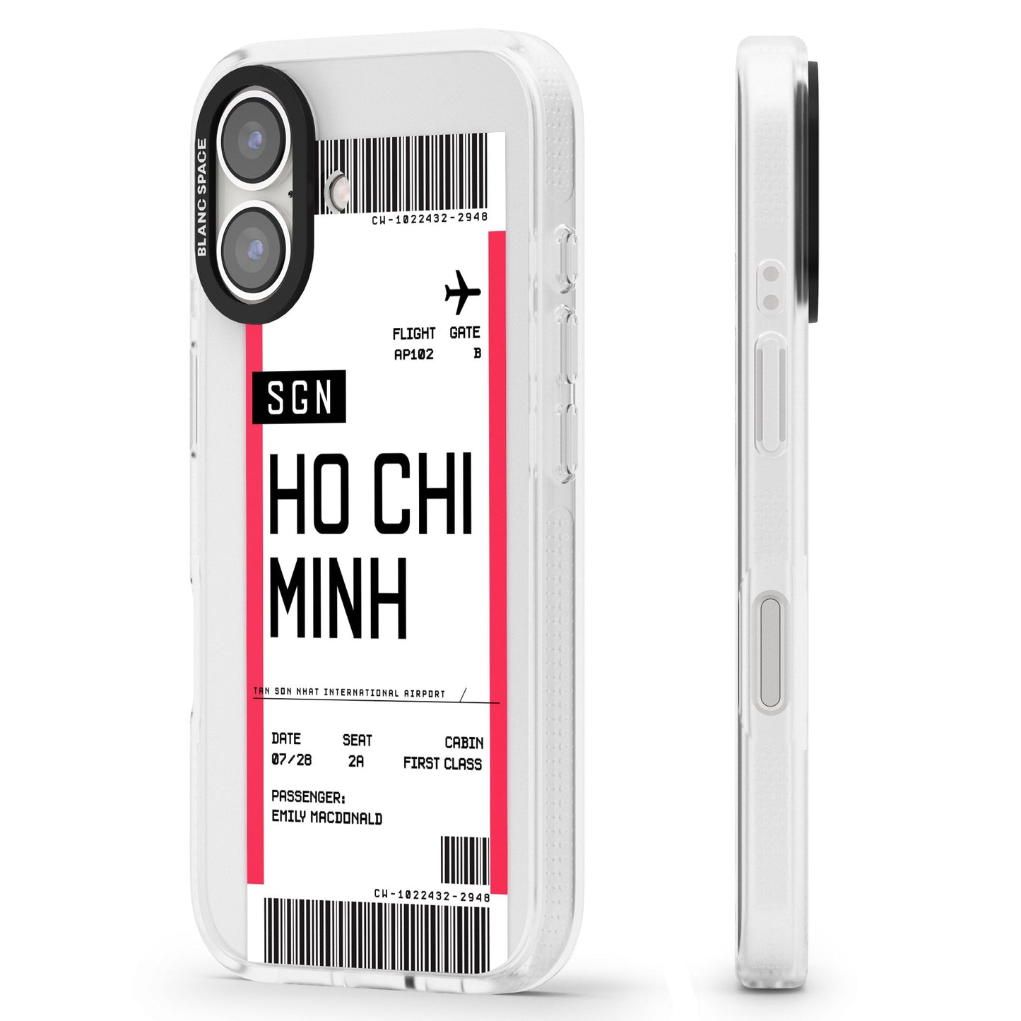 Personalised Ho Chi Minh Boarding Pass