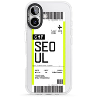 Personalised Seoul Boarding Pass