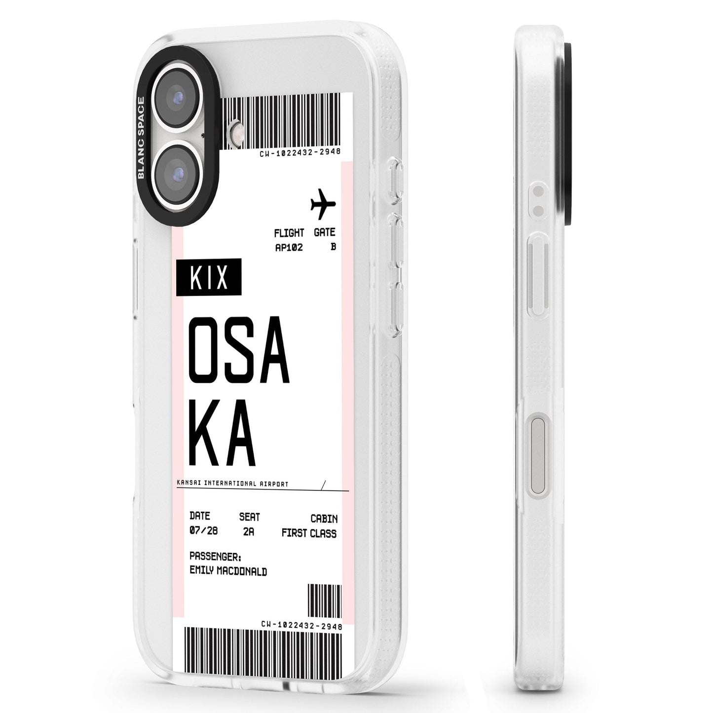 Personalised Osaka Boarding Pass