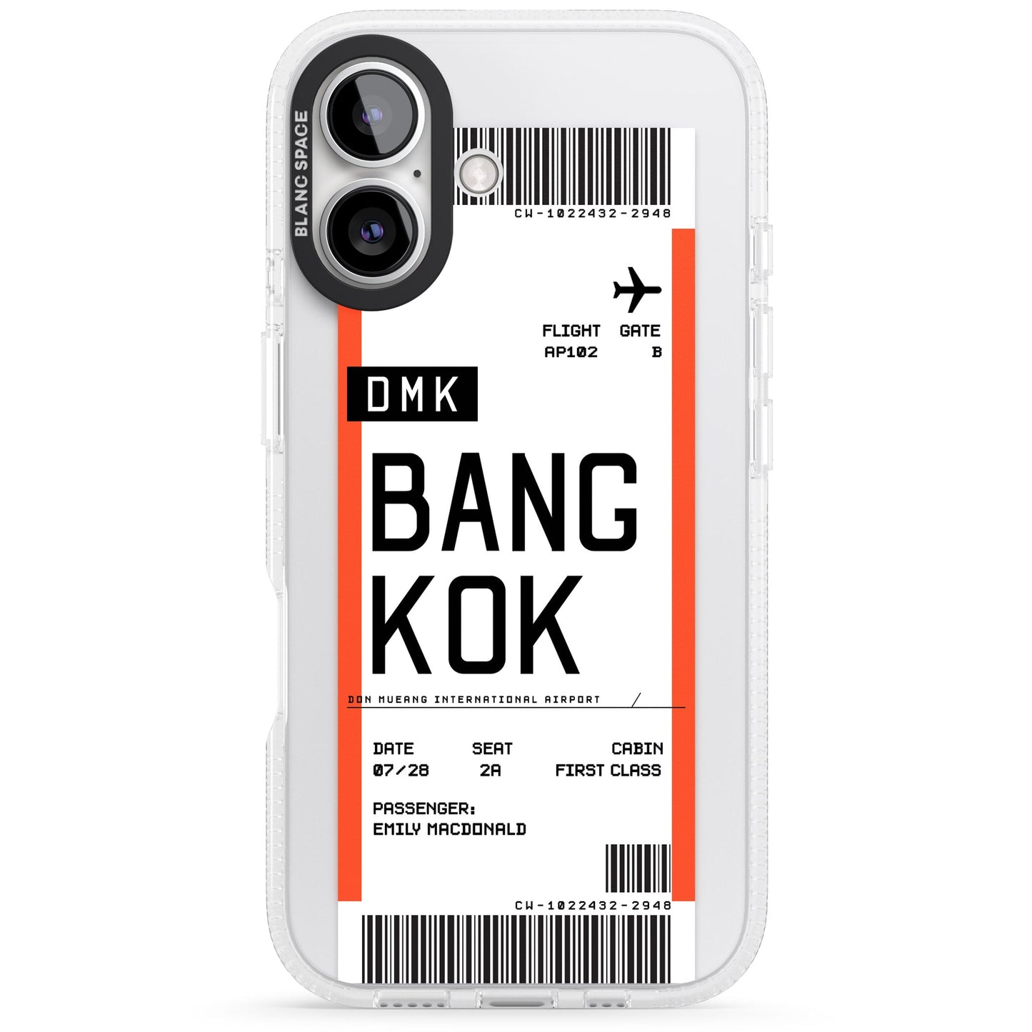 Personalised Bangkok Boarding Pass