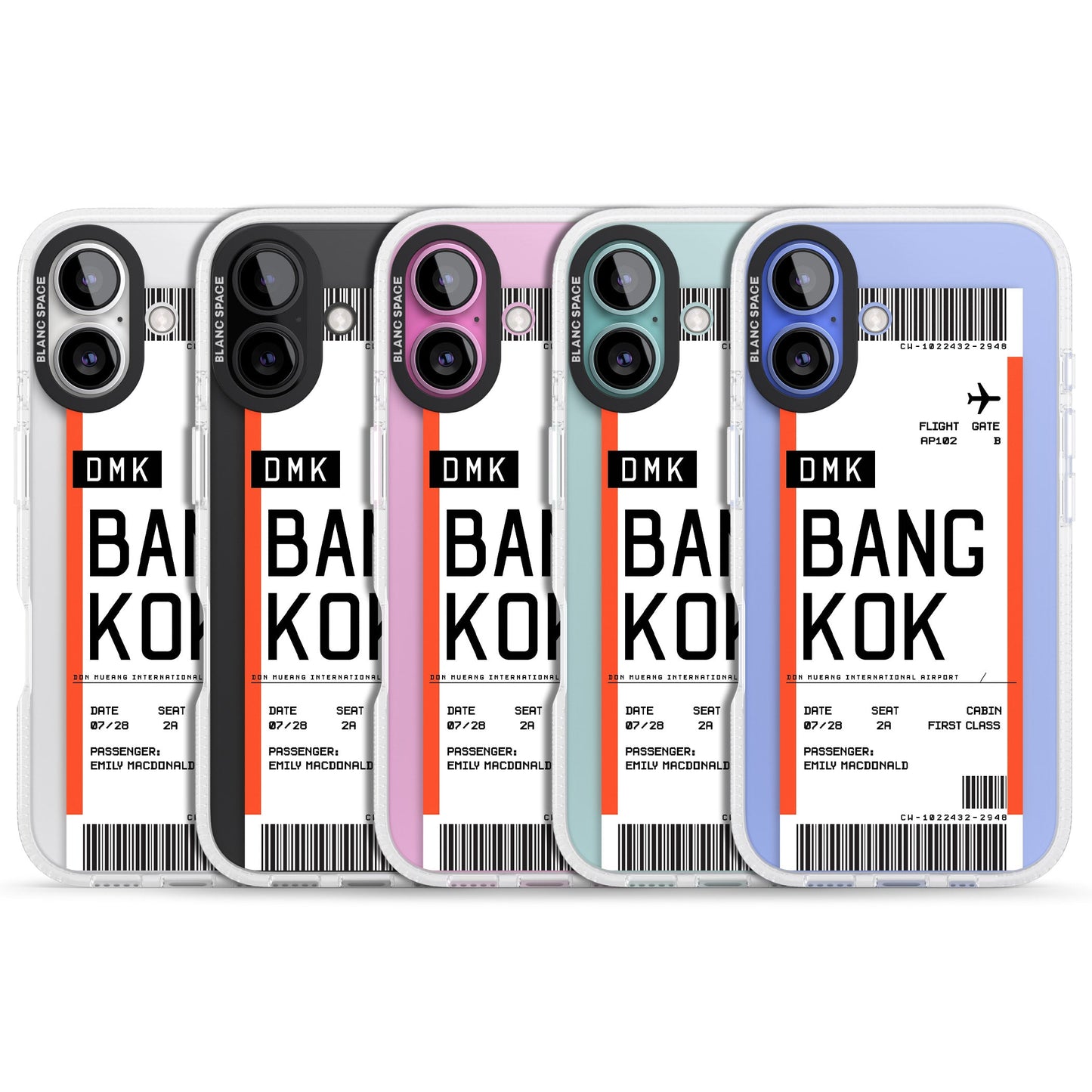 Personalised Bangkok Boarding Pass