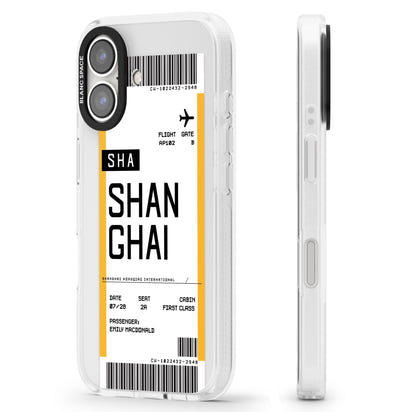 Personalised Shanghai Boarding Pass