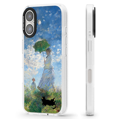 Cat with Monet's Parasol Lady