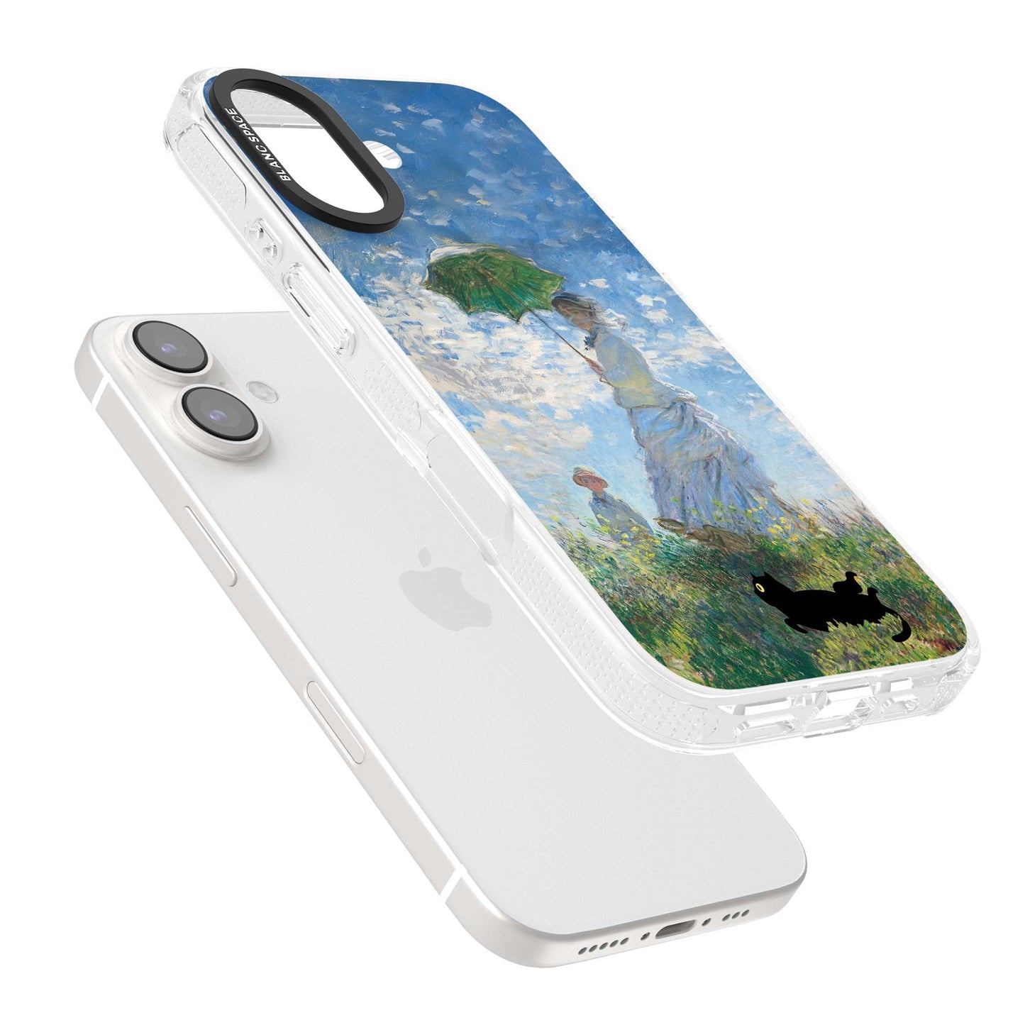 Cat with Monet's Parasol Lady