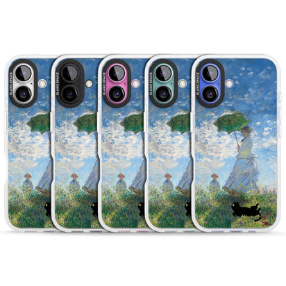 Cat with Monet's Parasol Lady