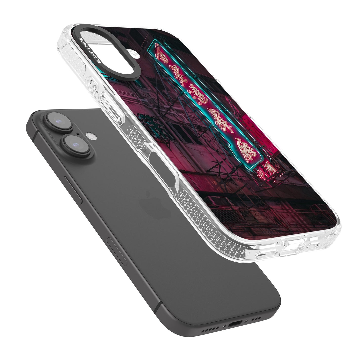 Neon-Kanji-Stadtbild