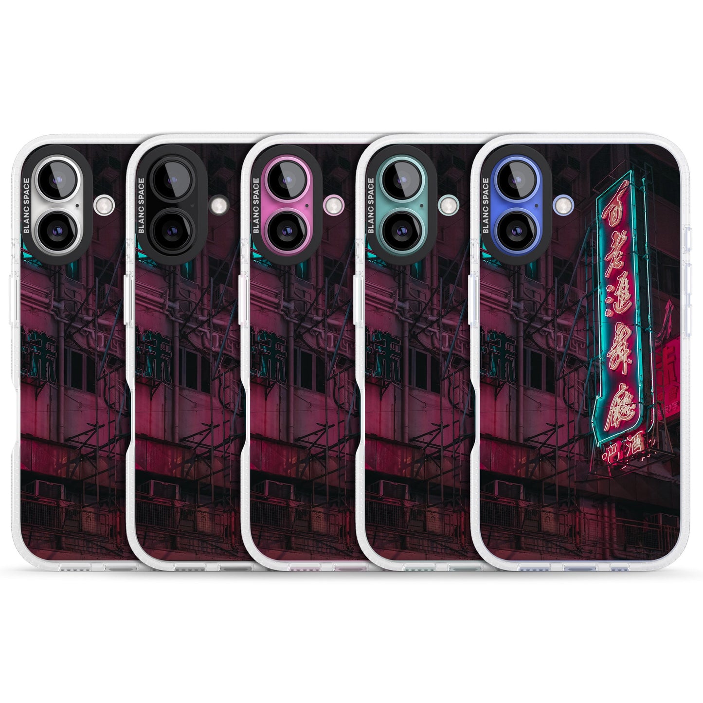 Neon-Kanji-Stadtbild