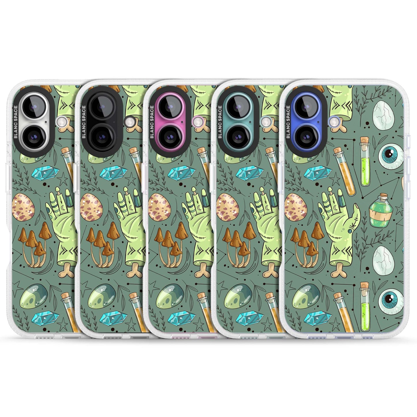 Motif expérimental de dessin animé pour Halloween