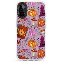 Witchy Cartoon Halloween Pattern