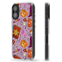 Witchy Cartoon Halloween Pattern