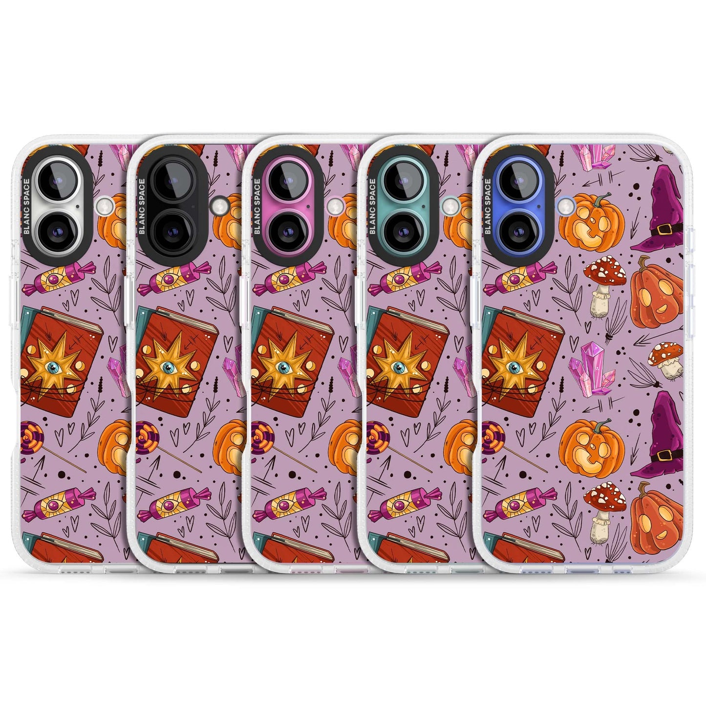 Witchy Cartoon Halloween Pattern