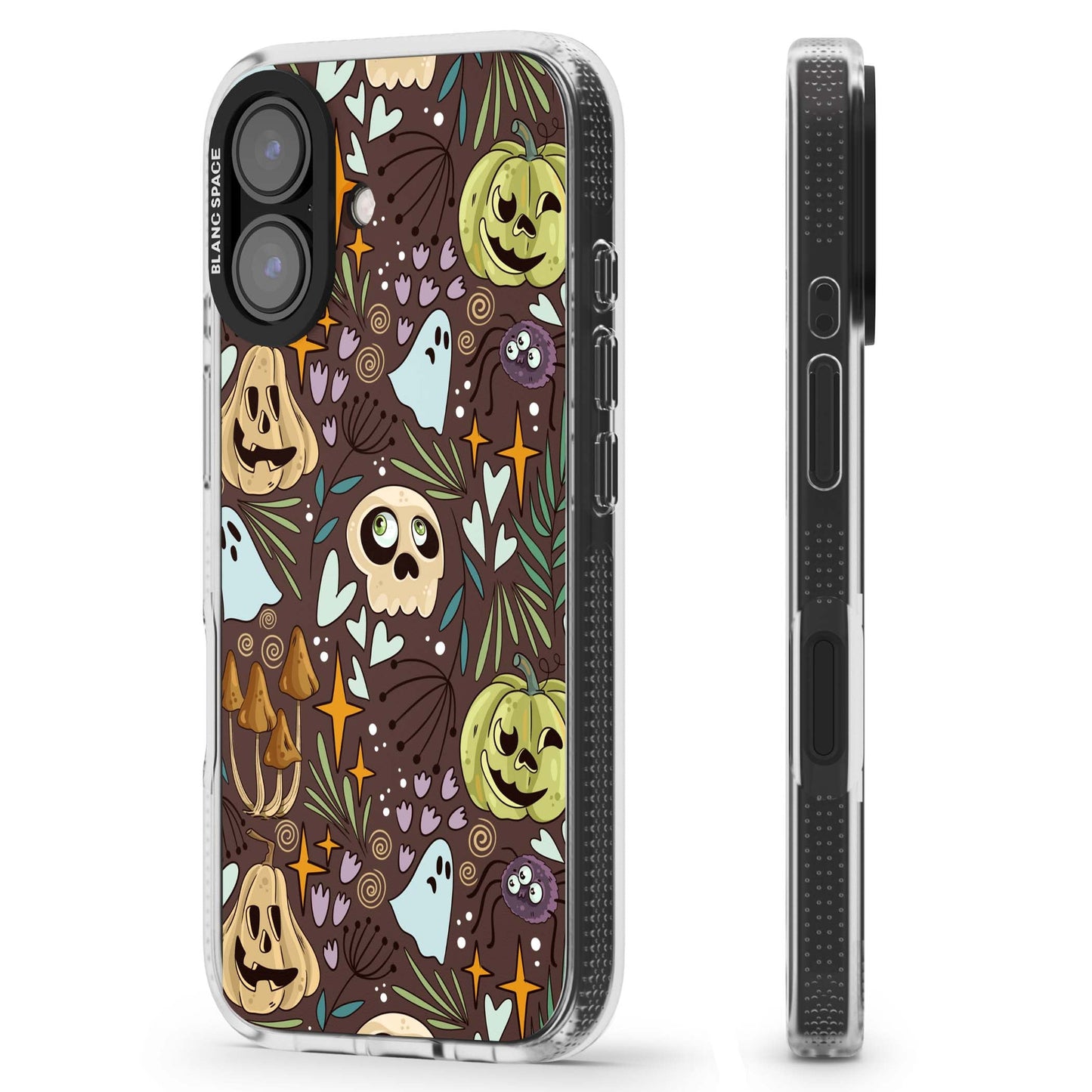 Goblincore Cartoon Halloween Pattern