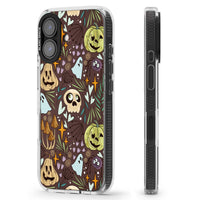 Goblincore Cartoon Halloween Pattern