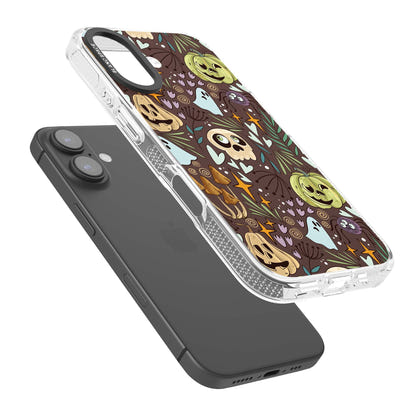 Goblincore Cartoon Halloween Pattern