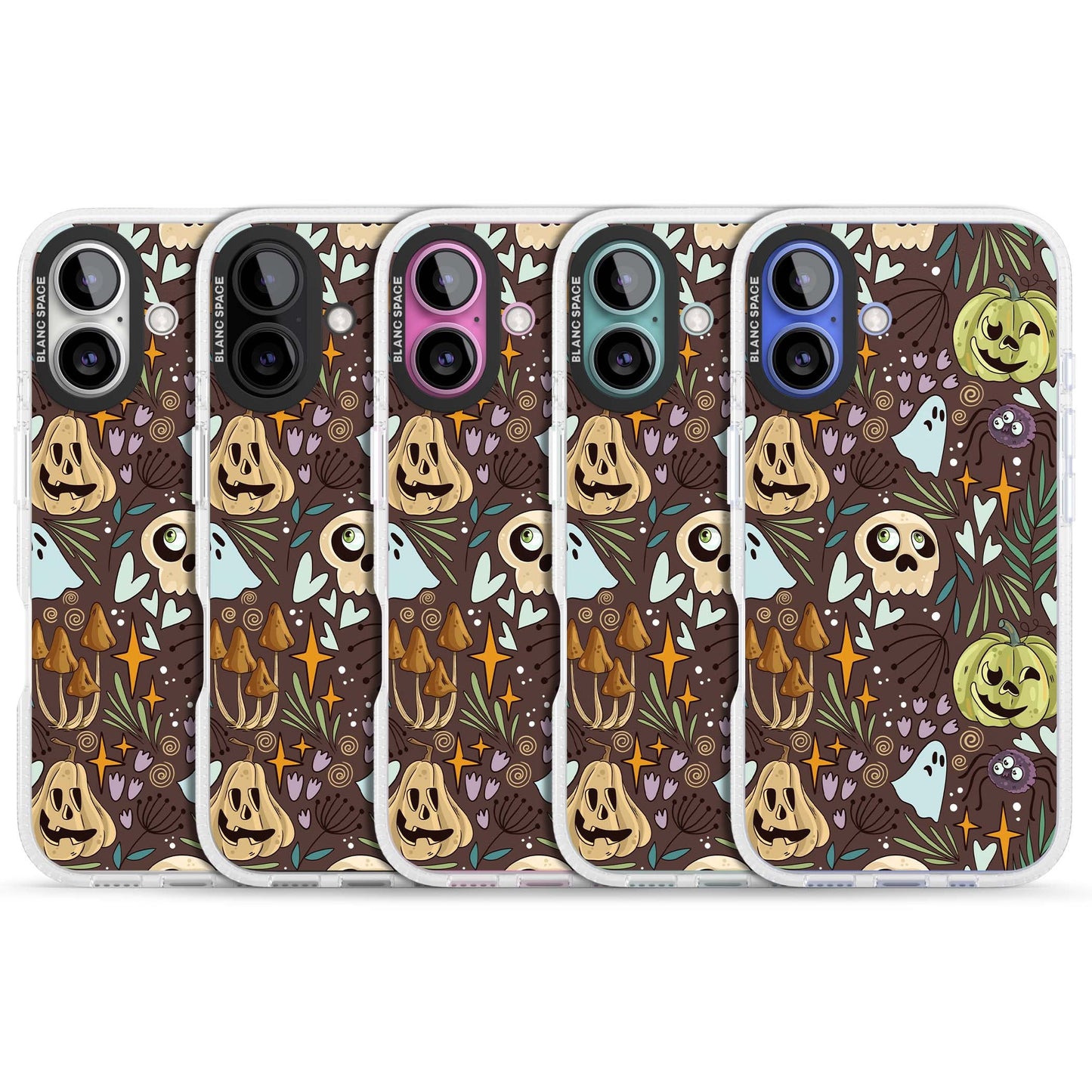 Goblincore Cartoon Halloween Pattern