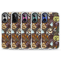 Goblincore Cartoon Halloween Pattern