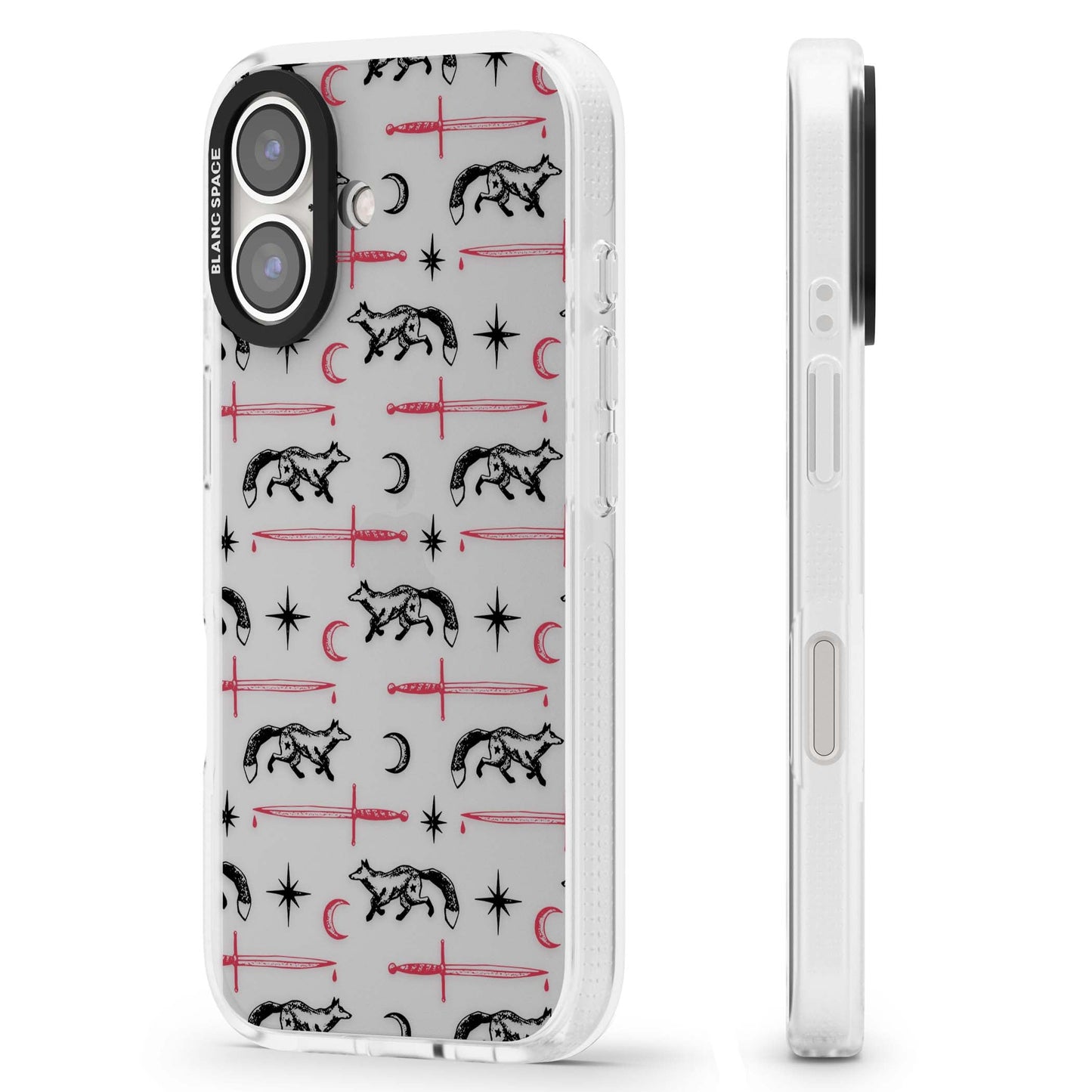 Motif renard et lame