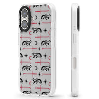 Motif renard et lame