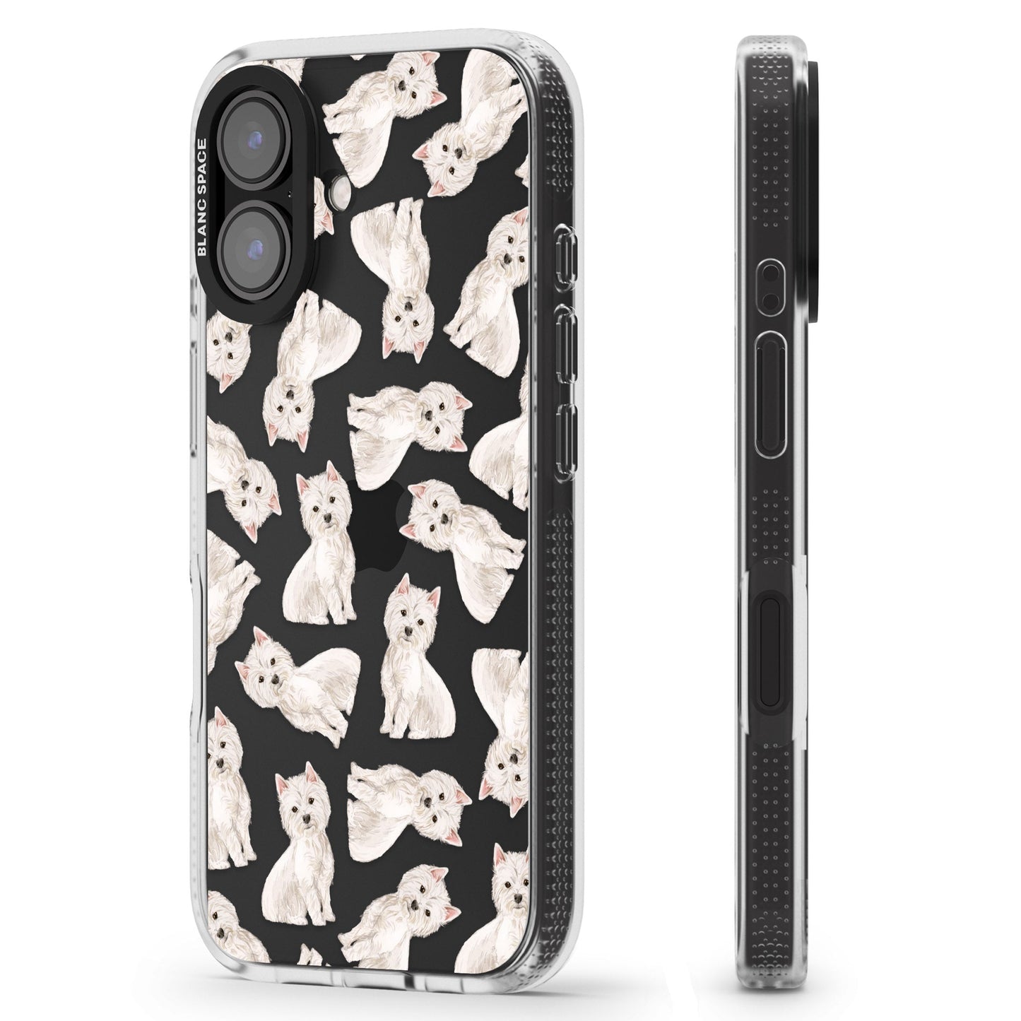 Motif de chien Westie