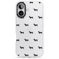 Dachshund Pattern Clear