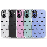 Dachshund Pattern Clear