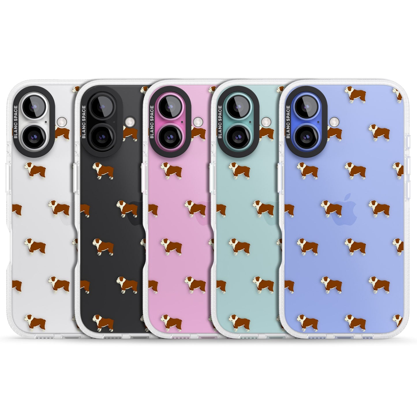 Motif bouledogue clair