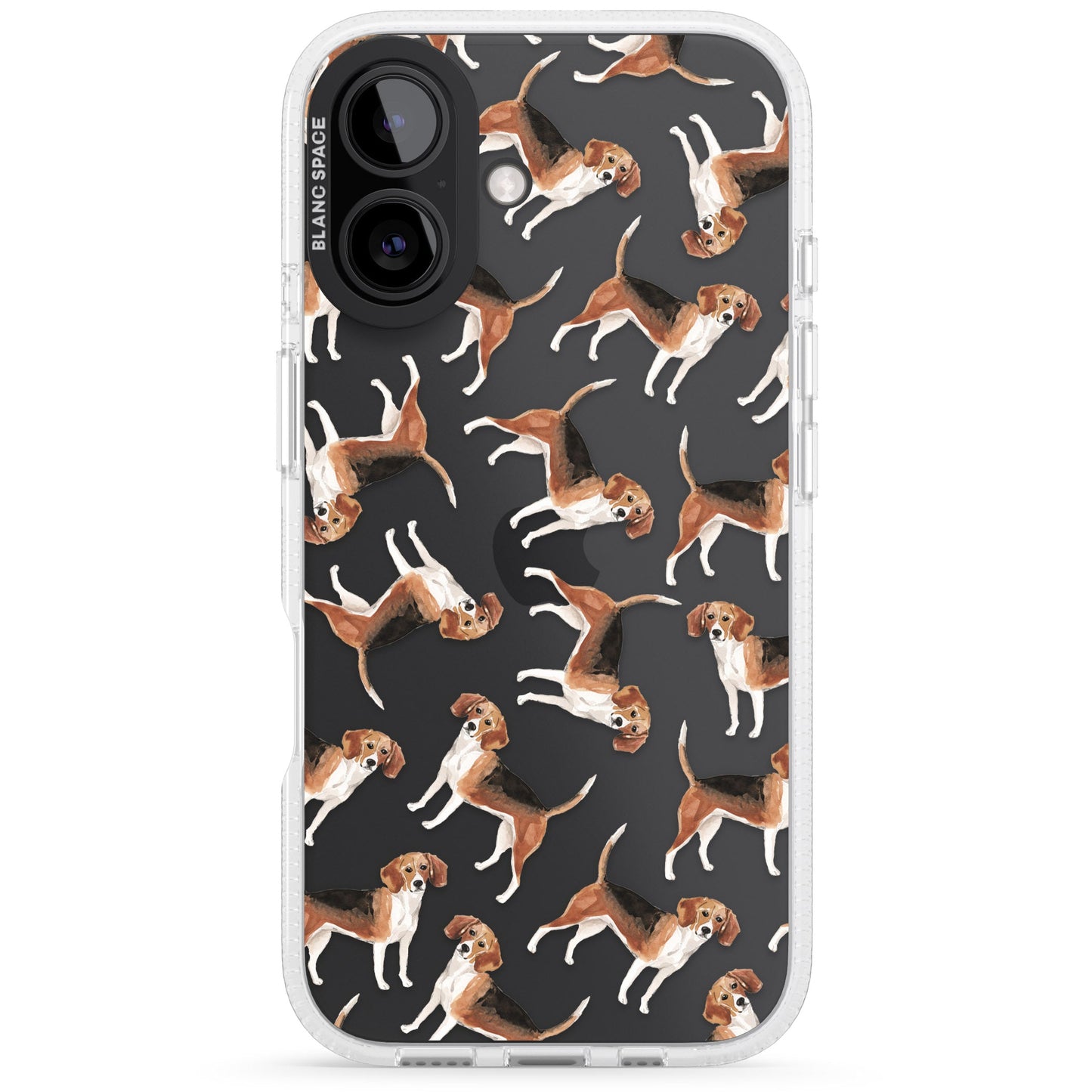 Beagle Watercolor Pattern
