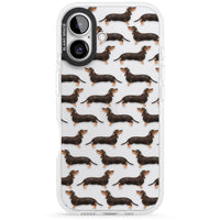 Dachshund Pattern Black Tan