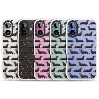 Dachshund Pattern Black Tan