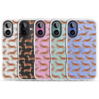 Dachshund Watercolor Dog Pattern