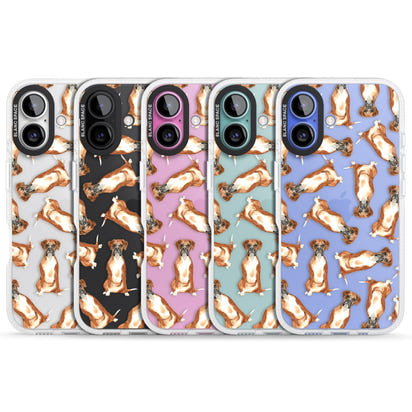 Boxer-Aquarell-Hundemuster