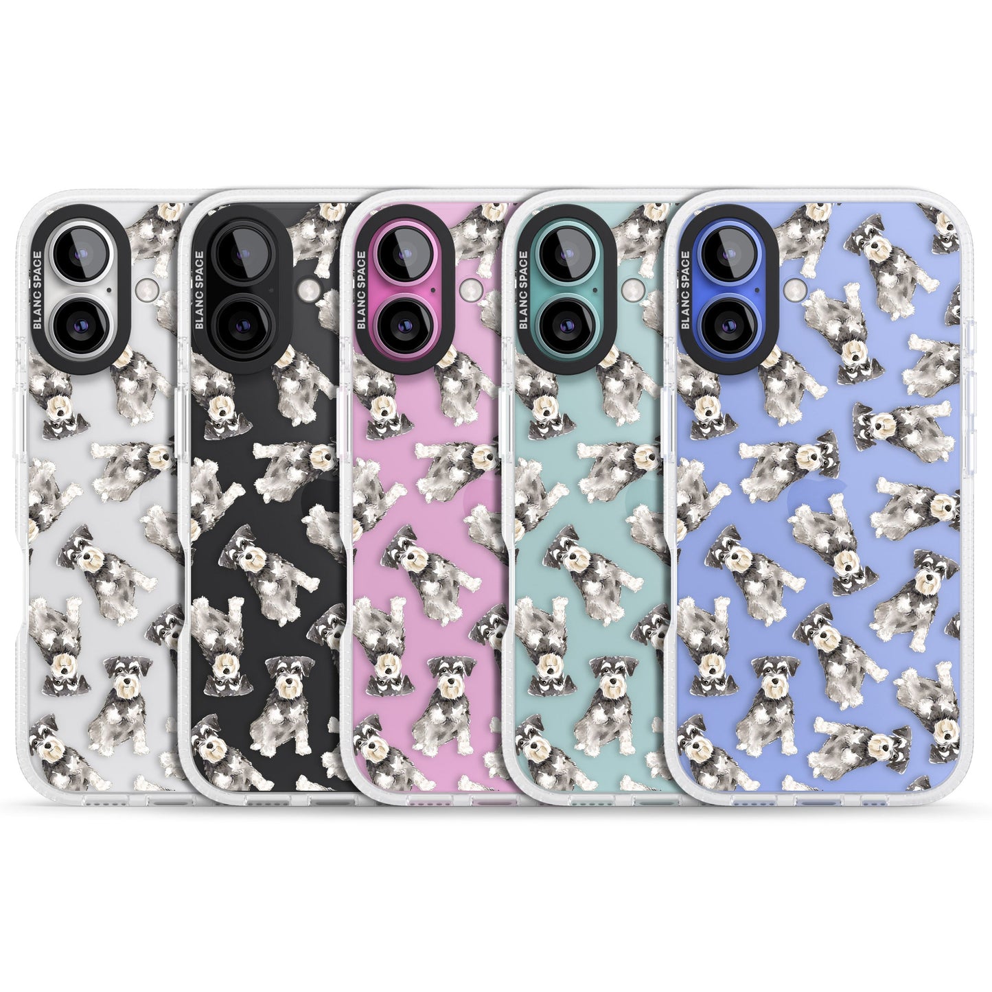 Aquarellzeichnung eines Zwergschnauzers